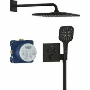 Душевая система GROHE Grohtherm SmartControl с термостатом для душа, фантомный черный (34865KF0)