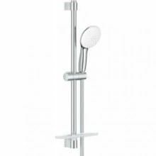 Душевой гарнитур GROHE Tempesta 110 с мыльницей, 2 режима струи, душевая штанга 600 мм, 7,4 л/мин, хром (26638003)