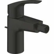 Смеситель для биде GROHE Eurosmart с донным клапаном, S-size, черный матовый (329292433)