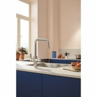 Смеситель для кухонной мойки GROHE Blue Pure Start с функцией фильтрации, с угольным фильтром в комплекте, хром (30596000) Смеситель для кухонной мойки GROHE Blue Pure Start с функцией фильтрации, с угольным фильтром в комплекте, хром (30596000)