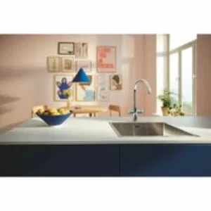 Смеситель для кухонной мойки GROHE Blue Pure Start с функцией фильтрации, с фильтром Ultrasafe в комплекте, хром (30594000) Смеситель для кухонной мойки GROHE Blue Pure Start с функцией фильтрации, с фильтром Ultrasafe в комплекте, хром (30594000)