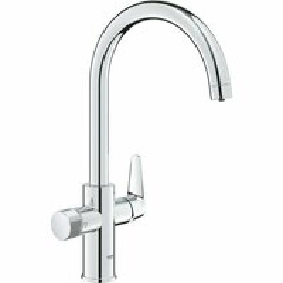 Смеситель для кухонной мойки GROHE Blue Pure StartCurve с функцией фильтрации, без фильтра в комплекте, хром (30592000)
