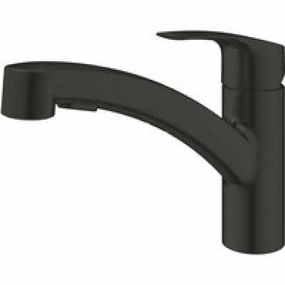 Смеситель для кухни GROHE Eurosmart с вытяжным душем, черный (303052431) Смеситель для кухни GROHE Eurosmart с вытяжным душем, черный (303052431)