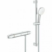 Термостат для душа GROHE Grohtherm 1000 с душевым гарнитуром, хром (34819005)