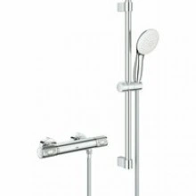 Термостат для душа GROHE Grohtherm 1000 Performance с душевым гарнитуром, хром (34834001)
