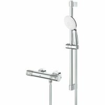 Термостат для душа GROHE Grohtherm 1000 Performance с душевым гарнитуром, хром (34834001) Термостат для душа GROHE Grohtherm 1000 Performance с душевым гарнитуром, хром (34834001)