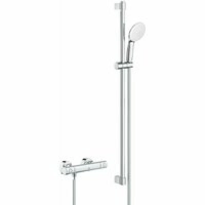Термостат для душа GROHE Grohtherm 800 Cosmopolitan с душевым гарнитуром, хром (34769001) Термостат для душа GROHE Grohtherm 800 Cosmopolitan с душевым гарнитуром, хром (34769001)