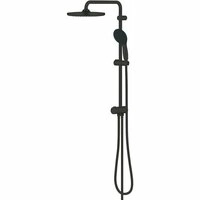 Душевая система GROHE Tempesta System 250 Flex с переключателем потоков, черный (269802431) Душевая система GROHE Tempesta System 250 Flex с переключателем потоков, черный (269802431)