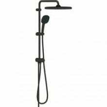 Душевая система GROHE Tempesta System 250 Cube Flex с переключателем потоков, черный (269772431)
