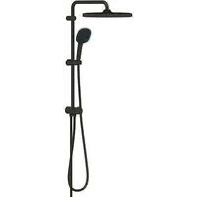 Душевая система GROHE Tempesta System 250 Cube Flex с переключателем потоков, черный (269772431) Душевая система GROHE Tempesta System 250 Cube Flex с переключателем потоков, черный (269772431)