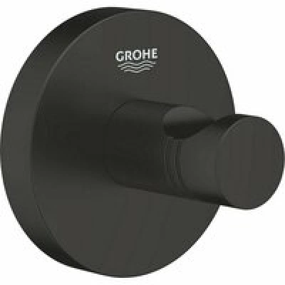 Крючок для халата GROHE Essentials, матовый черный (1024602430) Крючок для халата GROHE Essentials, матовый черный (1024602430)