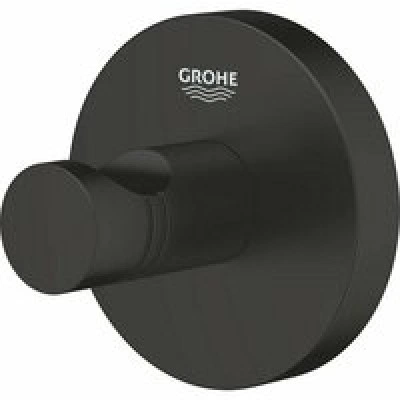 Крючок для халата GROHE Essentials, матовый черный (1024602430) Крючок для халата GROHE Essentials, матовый черный (1024602430)