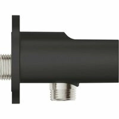 Подключение для душевого шланга GROHE Tempesta с держателем ручного душа, матовый черный (286282431) Подключение для душевого шланга GROHE Tempesta с держателем ручного душа, матовый черный (286282431)