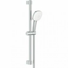 Душевой гарнитур GROHE Tempesta Cube 110, 2 режима струи, душевая штанга 600 мм, 7,4 л/мин, хром (26904003)