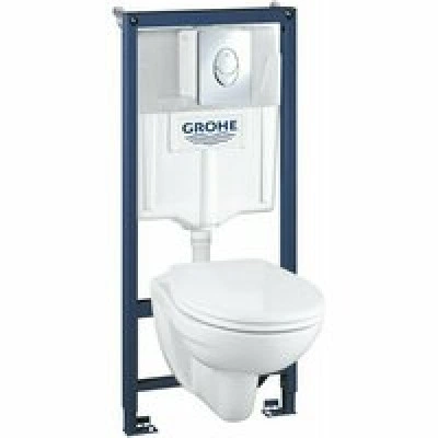 Система инсталляции GROHE Rapid SL 4 в 1 с подвесным унитазом и сиденьем (36502000) Система инсталляции GROHE Rapid SL 4 в 1 с подвесным унитазом и сиденьем (36502000)
