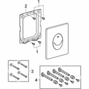 Система инсталляции GROHE Rapid SL 4 в 1 с подвесным унитазом и сиденьем (36502000) Система инсталляции GROHE Rapid SL 4 в 1 с подвесным унитазом и сиденьем (36502000)