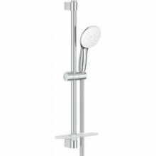 Душевой гарнитур GROHE Tempesta 110 с мыльницей, 3 режима струи, душевая штанга 600 мм, 7,4 л/мин, хром (26918003)