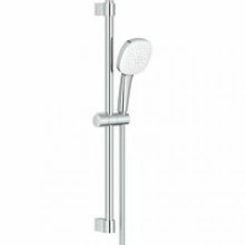 Душевой гарнитур GROHE Tempesta Cube 110, 2 режима струи, душевая штанга 600 мм, 13,5 л/мин, хром (27578003)
