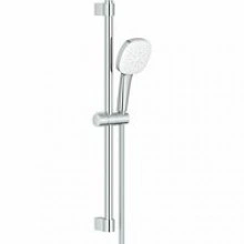 Душевой гарнитур GROHE Tempesta Cube 110, 3 режима струи, душевая штанга 600 мм, 7,4 л/мин, хром (27579003)