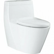 Унитаз напольный безободковый GROHE Projectline с бачком и сиденьем c микролифтом, альпин-белый (39316000)