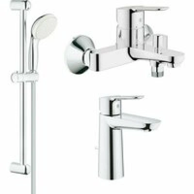 Готовый комплект для ванной комнаты GROHE BauEdge, хром (NB0065)