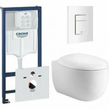 Комплект инсталляции GROHE 38772SH0 с унитазом Aquatek АЛЬТАИР и сиденьем с микролифтом (NW0159)