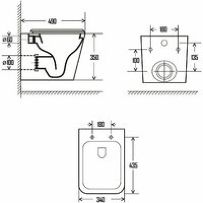Комплект инсталляции GROHE NW0145/S с унитазом AQUAme AQM2004 и сиденьем с микролифтом (NW0184) Комплект инсталляции GROHE NW0145/S с унитазом AQUAme AQM2004 и сиденьем с микролифтом (NW0184)