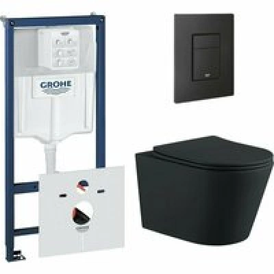 Комплект инсталляции GROHE 38811KF0 с унитазом Aquatek ВЕГА и сиденьем с микролифтом (NW0194) Комплект инсталляции GROHE 38811KF0 с унитазом Aquatek ВЕГА и сиденьем с микролифтом (NW0194)