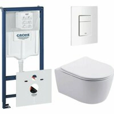 Комплект инсталляции GROHE 38772SH0 с унитазом Aquatek ЕВРОПА New и сиденьем с микролифтом (NW0197) Комплект инсталляции GROHE 38772SH0 с унитазом Aquatek ЕВРОПА New и сиденьем с микролифтом (NW0197)