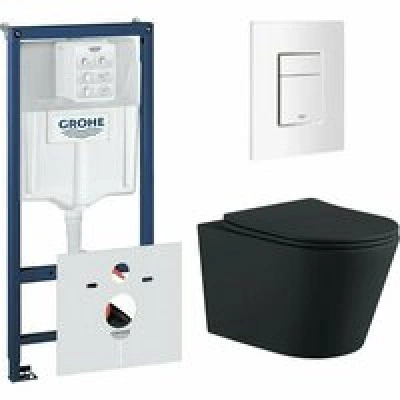 Комплект инсталляции GROHE 38772SH0 с унитазом Aquatek ВЕГА и сиденьем с микролифтом (NW0199) Комплект инсталляции GROHE 38772SH0 с унитазом Aquatek ВЕГА и сиденьем с микролифтом (NW0199)
