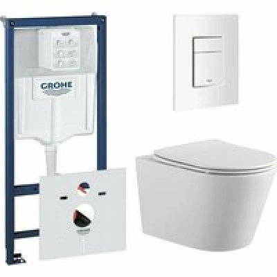 Комплект инсталляции GROHE 38772SH0 с унитазом Aquatek ВЕГА и сиденьем с микролифтом (NW0200) Комплект инсталляции GROHE 38772SH0 с унитазом Aquatek ВЕГА и сиденьем с микролифтом (NW0200)