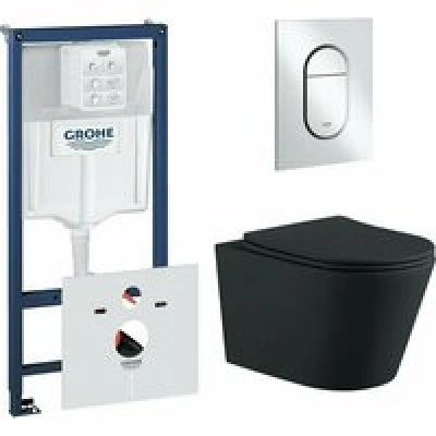 Комплект инсталляции GROHE NW0145/S с унитазом Aquatek ВЕГА и сиденьем с микролифтом (NW0204) Комплект инсталляции GROHE NW0145/S с унитазом Aquatek ВЕГА и сиденьем с микролифтом (NW0204)