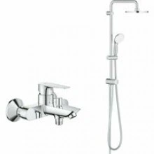 Душевая система GROHE Tempesta System 200 со смесителем для ванны, хром (NB0070)