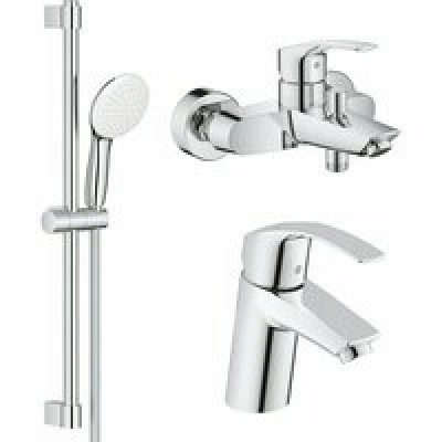 Готовый комплект для ванной комнаты GROHE Tempesta, хром (NB0076)