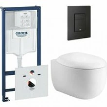 Комплект инсталляции GROHE 38811KF0 с унитазом Aquatek АЛЬТАИР и сиденьем с микролифтом (NW0154)