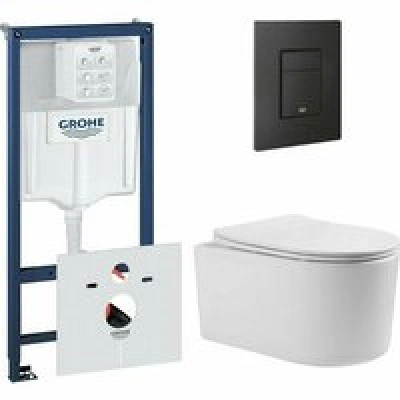 Комплект инсталляции GROHE 38811KF0 с унитазом Aquatek МИЯ и сиденьем с микролифтом (NW0155) Комплект инсталляции GROHE 38811KF0 с унитазом Aquatek МИЯ и сиденьем с микролифтом (NW0155)
