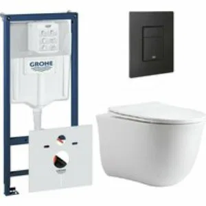 Комплект инсталляции GROHE 38811KF0 с унитазом Aquatek КЛАССИК и сиденьем с микролифтом (NW0151) Комплект инсталляции GROHE 38811KF0 с унитазом Aquatek КЛАССИК и сиденьем с микролифтом (NW0151)