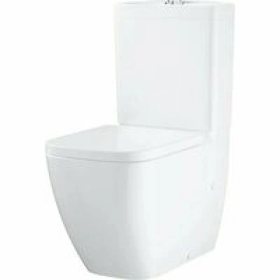 Унитаз-компакт с бачком и сиденьем микролифт GROHE Clova, альпин-белый (39909000) Унитаз-компакт с бачком и сиденьем микролифт GROHE Clova, альпин-белый (39909000)
