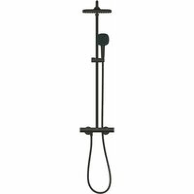 Душевая система GROHE Tempesta System 250 Cube с термостатом для душа, черный (266892431) Душевая система GROHE Tempesta System 250 Cube с термостатом для душа, черный (266892431)