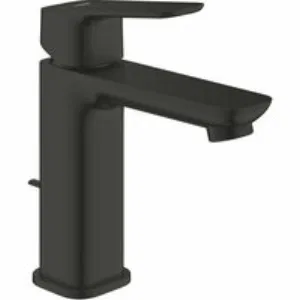 Смеситель для раковины GROHE Cubeo с донным клапаном, M-size, черный матовый (1017562430) Смеситель для раковины GROHE Cubeo с донным клапаном, M-size, черный матовый (1017562430)