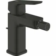 Смеситель для биде GROHE Cubeo с донным клапаном, S-size, черный матовый (1018102430)