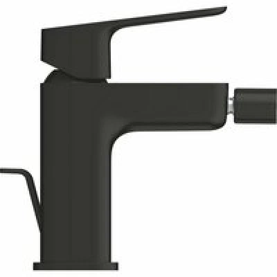 Смеситель для биде GROHE Cubeo с донным клапаном, S-size, черный матовый (1018102430) Смеситель для биде GROHE Cubeo с донным клапаном, S-size, черный матовый (1018102430)