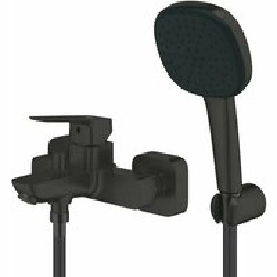 Душевая система GROHE Cubeo со смесителем для ванны, черный матовый (1018142430) Душевая система GROHE Cubeo со смесителем для ванны, черный матовый (1018142430)