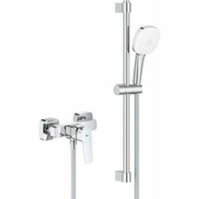 Смеситель для душа с душевым гарнитуром GROHE Cubeo, хром (1018250000) Смеситель для душа с душевым гарнитуром GROHE Cubeo, хром (1018250000)