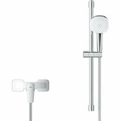 Смеситель для душа с душевым гарнитуром GROHE Cubeo, хром (1018250000) Смеситель для душа с душевым гарнитуром GROHE Cubeo, хром (1018250000)