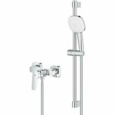 Смеситель для душа с душевым гарнитуром GROHE Cubeo, хром (1018250000) Смеситель для душа с душевым гарнитуром GROHE Cubeo, хром (1018250000)