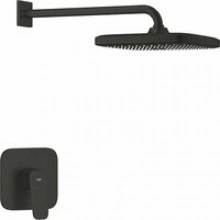 Душевая система GROHE Cubeo со смесителем для душа, черный матовый (1053342430)