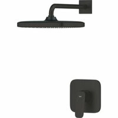 Душевая система GROHE Cubeo со смесителем для душа, черный матовый (1053342430) Душевая система GROHE Cubeo со смесителем для душа, черный матовый (1053342430)