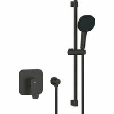 Душевая система GROHE Cubeo со смесителем для душа, черный матовый (1053352430) Душевая система GROHE Cubeo со смесителем для душа, черный матовый (1053352430)