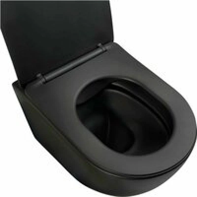 Унитаз Aquatek ЕВРОПА подвесной с сиденьем с микролифтом, черный матовый (AQ1901-MB) Унитаз Aquatek ЕВРОПА подвесной с сиденьем с микролифтом, черный матовый (AQ1901-MB)